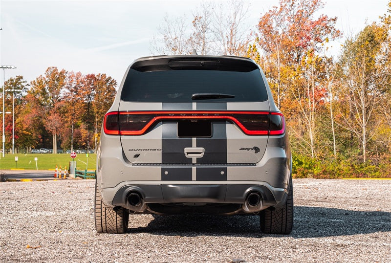 CORSA Performance Corsa 21-22 Dodge Durango SRT Hellcat Cat-Back 2.75in Dual Rear Exit Sport 4.5in Black PVD Tips 21195BLK 21195BLK Photo - Mounted