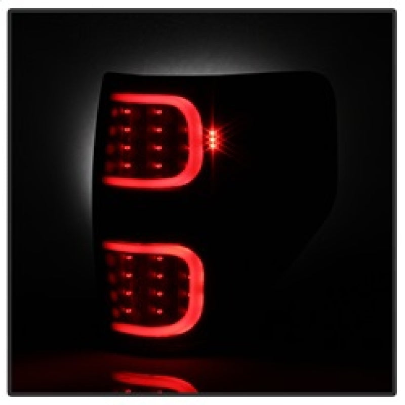 SPYDER xTune Ford F150 09-14 LED Tail Lights - Black ALT-ON-FF15009-LBLED-BSM 9038495 9038495 Photo - Unmounted
