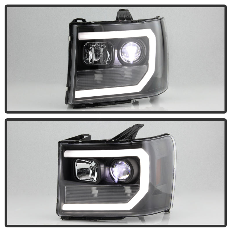 Spyder GMC Sierra 1500/2500/3500 07-13 Denali 08-13 LED Headlights Blk PRO-YD-GS07V2PL-BK 5087522 5087522 User 6