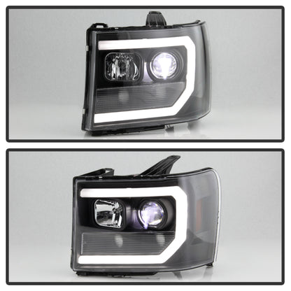 Spyder GMC Sierra 1500/2500/3500 07-13 Denali 08-13 LED Headlights Blk PRO-YD-GS07V2PL-BK 5087522 5087522 User 6