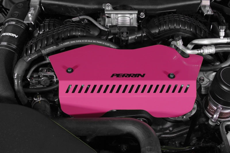 Perrin Performance Perrin 2022+ Subaru WRX Pulley Cover - Hyper Pink PSP-ENG-153HP PSP-ENG-153HP User 1