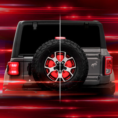 XKGLOW XK Glow Bronco 5th Wheel Light w/ Brake, Running, Reverse and Turn Signal Lights XK041019B XK041019B User 1
