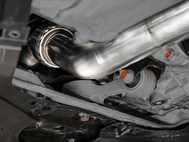 AWE Tuning 2024 Acura Integra Type S DE5 FWD Track Edition Exhaust w/ Triple Chrome Silver Tips 3020-52335 3020-52335 Photo - Mounted
