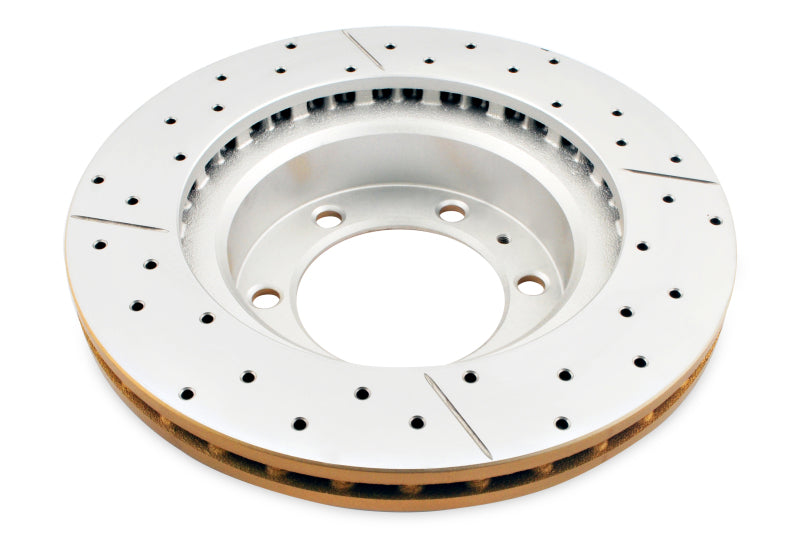DBA 05-20 Toyota Tacoma (w/6 Lug Wheel & 4 Piston Clpr) Front Drilled & Slotted Street Series Rotor 2716X 2716X Photo - out of package
