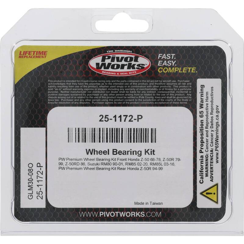 Pivot Works Pw Premium Wheel Bearing 25-1172-P 25-1172-P Photo - Primary