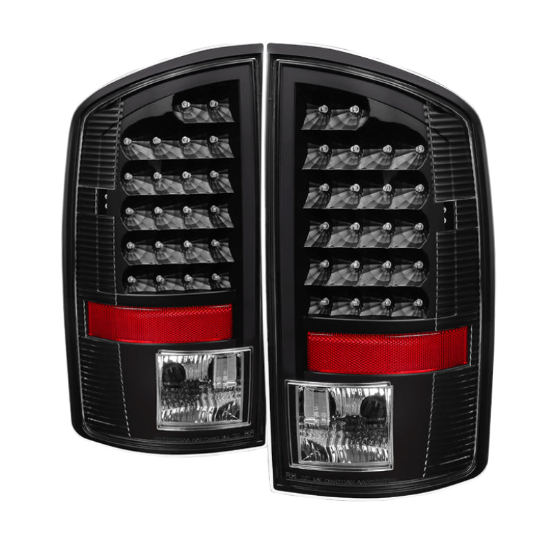 SPYDER Xtune Dodge Ram 02-06 1500 / Ram 2500/3500 03-06 LED Tail Light Black ALT-JH-DR02-LED-BK 5072979 5072979 Photo - Primary