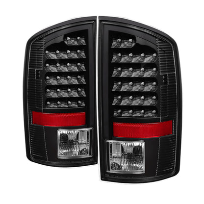 SPYDER Xtune Dodge Ram 02-06 1500 / Ram 2500/3500 03-06 LED Tail Light Black ALT-JH-DR02-LED-BK 5072979 5072979 Photo - Primary