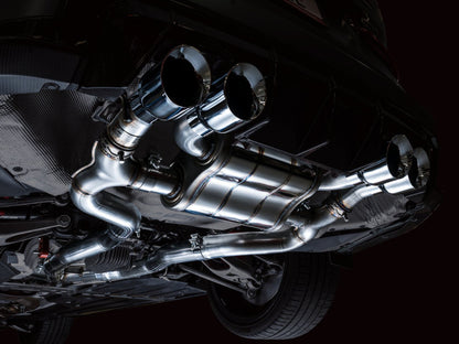AWE Tuning AWE SwitchPath Catback Exhaust for BMW G8X M3/M4 - Chrome Silver Tips 3025-43480 3025-43480 Photo - Mounted