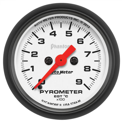 Autometer Phantom FSE 52mm 0-900 Deg C Electronic Guage Kit 5744-M 5744-M Photo - Primary