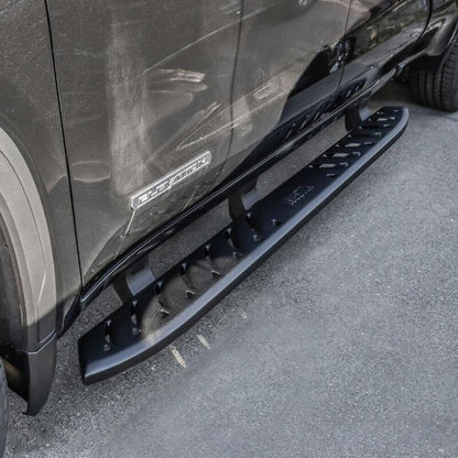 Westin 2019 Chevrolet Silverado/Sierra 1500 Crew Cab Thrasher Running Boards - Textured Black 28-81265 28-81265 Photo - Mounted