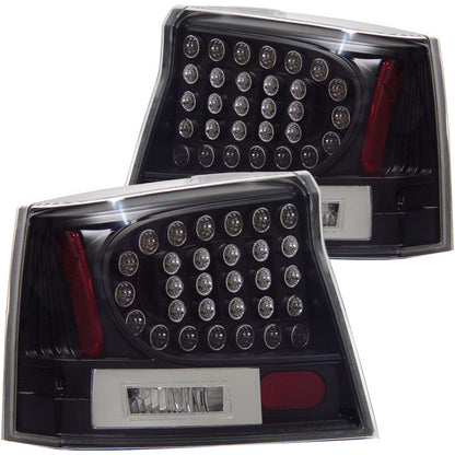 Anzo 2006-2008 Dodge Charger LED Taillights Black 321014 Photo - Primary