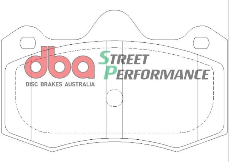DBA 10-14 Lotus Evora SP Performance Front Brake Pads DB1938SP DB1938SP Photo - out of package