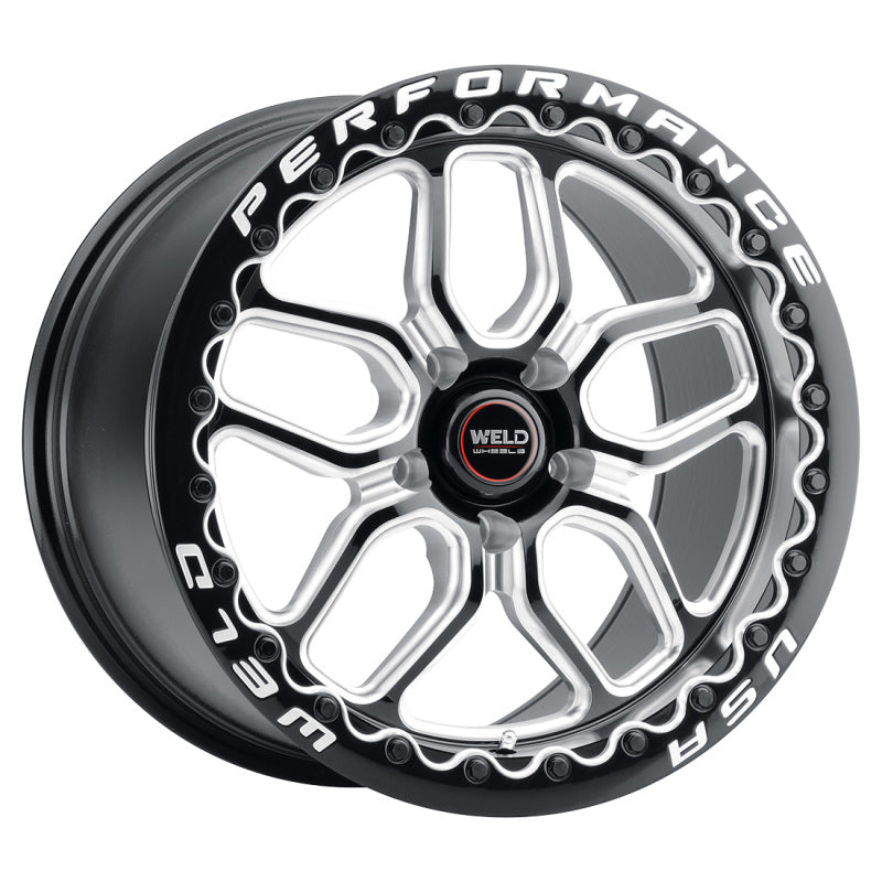 Weld S907 18X10 Laguna Beadlock 5X112 ET40 BS7.1 Gloss Black MIL Dia 78.1 S90780045P40 S90780045P40 Photo - Primary