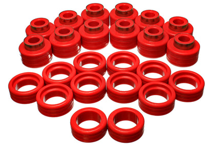 Energy Suspension Body Mount Set Red Chevrolet C1500 Suburban All 1992-1999 3.4148R Photo - Primary