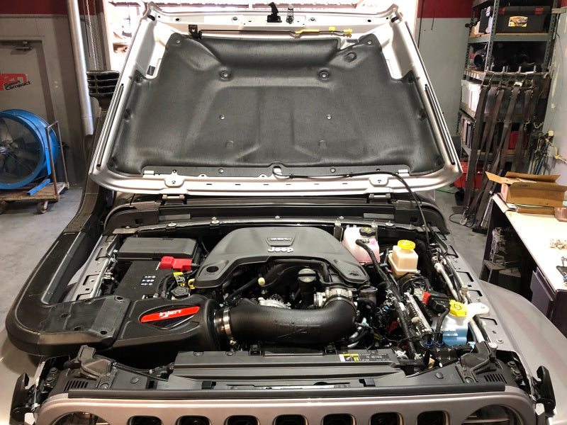 Injen 2018 Jeep Wrangler 3.6L Evolution Air Intake w/Oiled Filter EVO5005C EVO5005C Photo - Mounted
