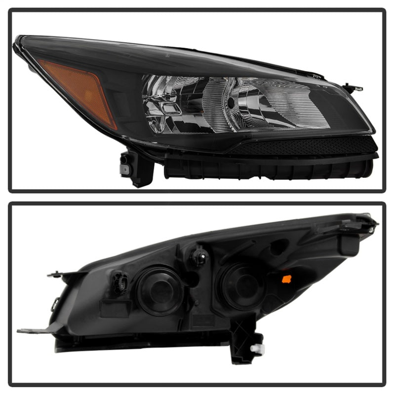 SPYDER xTune 13-16 Ford Escape OEM Style Headlights -Black (HD-JH-FESCA13-AM-BK) 9042454 9042454 Photo - Unmounted