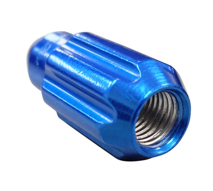 NRG M12 x 1.5 Steel Lug Nut Set  Bullet Shape 21 pc Blue W/ Lock Key LN-LS500BL-21 Photo - Primary