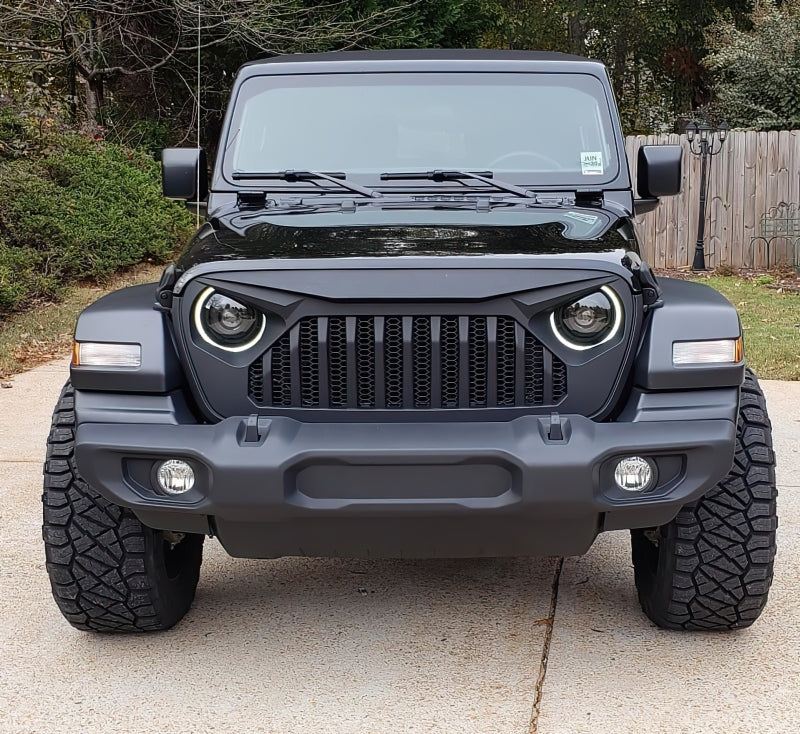 ORACLE Lighting Oracle Oculus Bi-LED Projector Headlights for Jeep JL/Gladiator JT - Matte Black - 5500K 5839-504 5839-504 Photo - lifestyle view