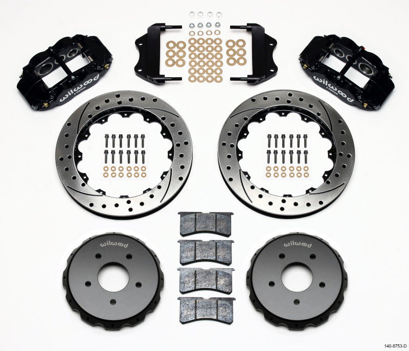 Wilwood Narrow Superlite 6R Front Hat Kit 13.06in Drilled 2004-2006 Pontiac GTO 140-8753-D 140-8753-D Photo - Primary