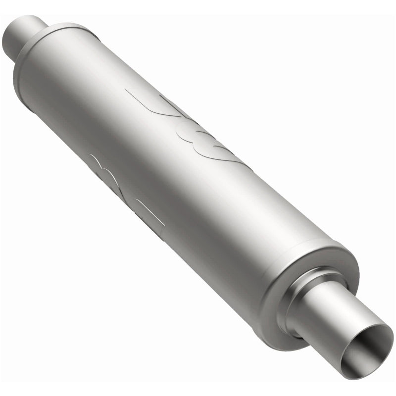MagnaFlow 4" Round Center/Center Straight Through Performance Muffler 10424 Photo - out of package