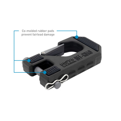 Borne Off-Road Winch Hook - 3/8in Rope - Hand Strap - Blue BNWN-SR-38-85KBL BNWN-SR-38-85KBL Photo - Primary