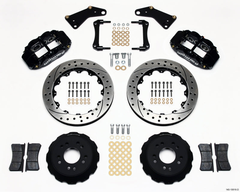 Wilwood Narrow Superlite 6R Front Hat Kit 13.06in Drilled 65-82 Corvette C2/C3 140-10616-D 140-10616-D Photo - Primary