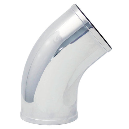 Spectre Universal Intake Elbow Tube (ABS) 3in. OD / 45 Degree - Chrome 87381 87381 Photo - Primary