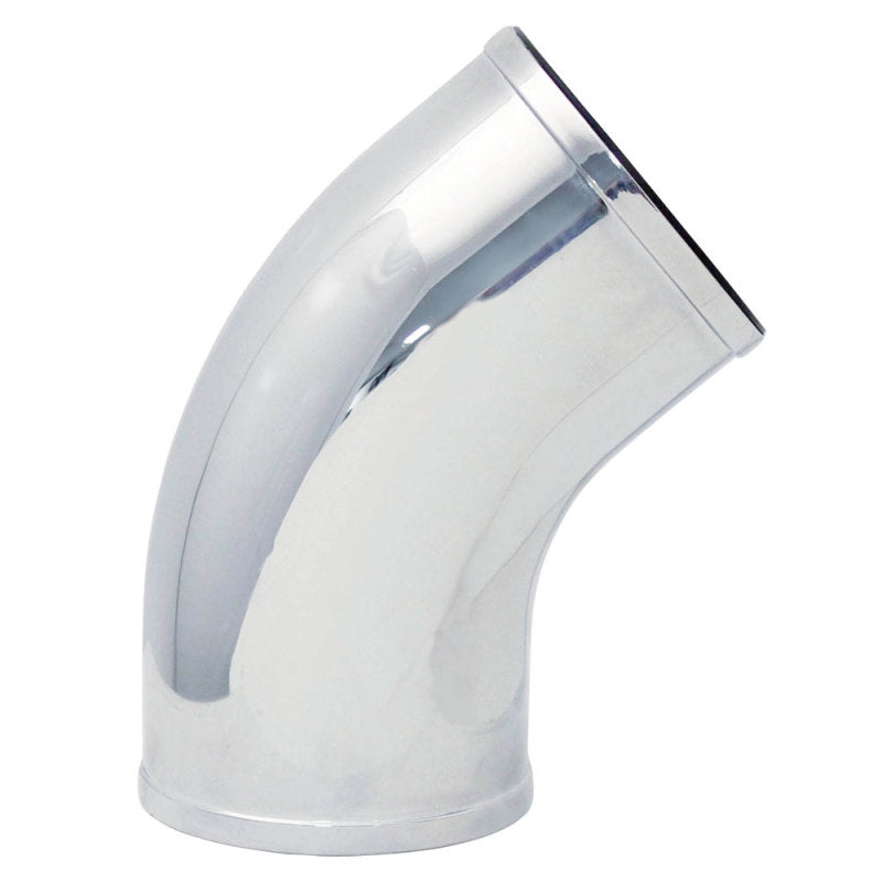 Spectre Universal Intake Elbow Tube (ABS) 3in. OD / 45 Degree - Chrome 87381 87381 Photo - Primary