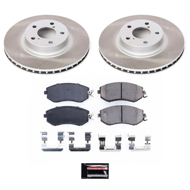 PowerStop Power Stop 11-16 Subaru Impreza Front Semi-Coated Rotor Kit SC6111 SC6111 Photo - Primary