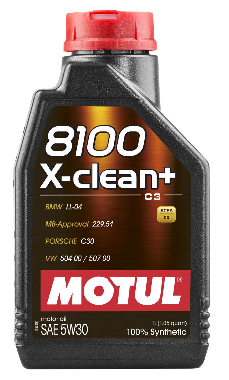 Motul Factory Approved 100% Synthetic Engine Oils, 8100 X-clean 106376 User 1