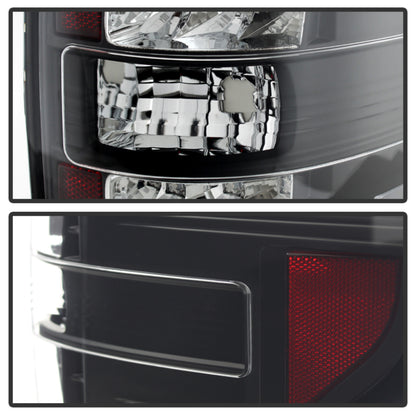 Spyder Ford F150 09-14 LED Tail Lights Black ALT-YD-FF15009-LED-BK 5008374 5008374 User 1