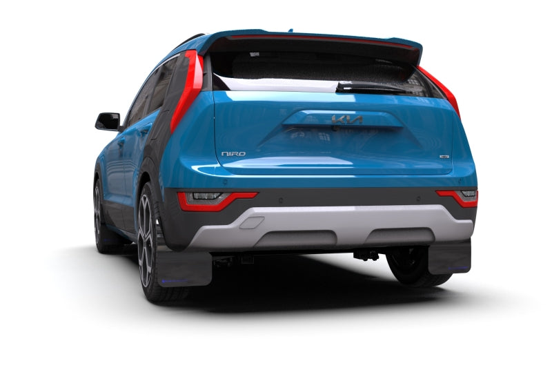 Rally Armor 2023 Kia Niro SG2 Black UR Mud Flap Blue Logo MF21-UR-BLK-BL MF21-UR-BLK-BL User 1