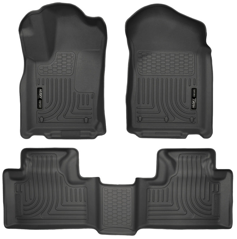 Husky Liners 11-13 Dodge Durango / 11-13 Jeep Grand Cherokee WeatherBeater Black 99051 Photo - Primary