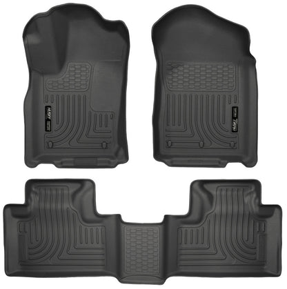 Husky Liners 11-13 Dodge Durango / 11-13 Jeep Grand Cherokee WeatherBeater Black 99051 Photo - Primary