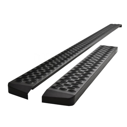 Westin Ford Transit Van 150/250/350 (46in Driver & 97in. Pass) Grate Steps Running Boards - Tex. Blk 27-81005 27-81005 Photo - Primary