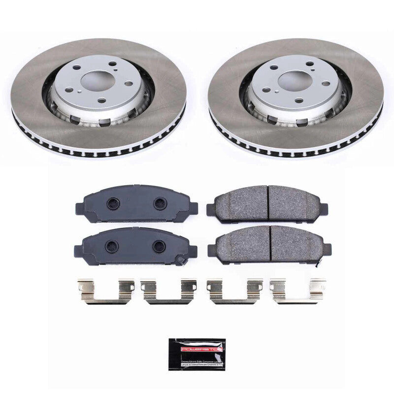 PowerStop Power Stop 09-16 Toyota Venza Front Semi-Coated Rotor Kit SC5865 SC5865 Photo - Primary