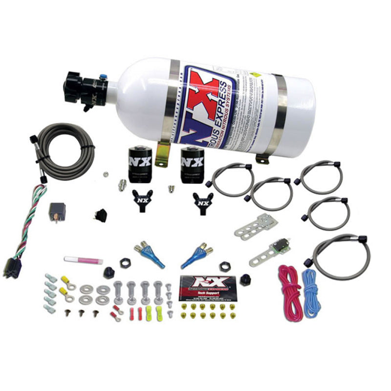 Nitrous Express BMW EFI All Dual Nozzle Nitrous Kit (50-300 HP) w/10lb Bottle 20816-10 20816-10 Photo - Primary