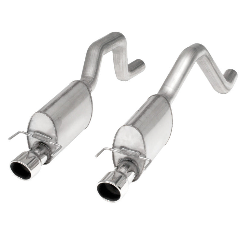 Stainless Works 2006-13 Corvette C6ZO6/ZR1 3in Axleback Chambered Mufflers Dual 4in Rolled Edge Tips ZO6CBC ZO6CBC Photo - Primary