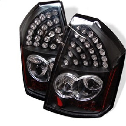 Spyder Chrysler 300 05-07 LED Tail Lights Black ALT-YD-CHR305-LED-BK 5001627 5001627 Photo - Primary