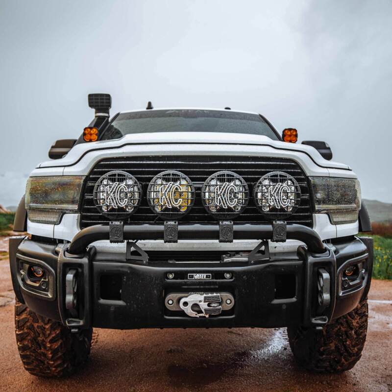KC HiLiTES SlimLite 8in. LED Stone Guard - Black 7230 7230 Photo - lifestyle view