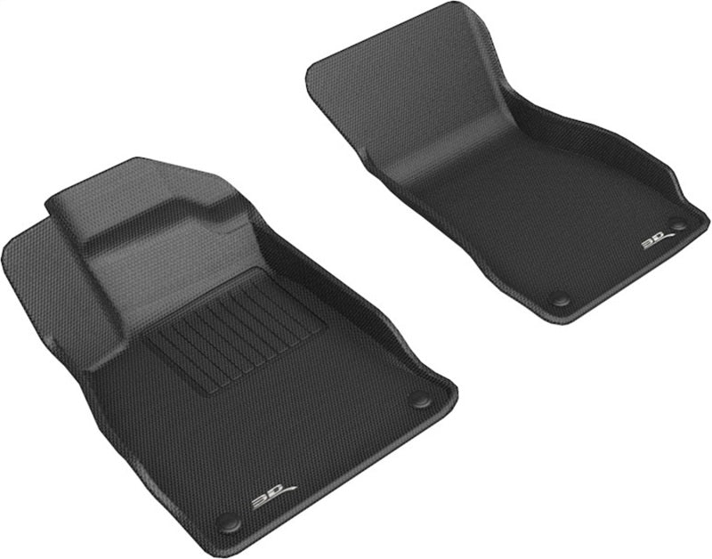 3D MAXpider 19-23 Audi A6/A7 / 21-24 RS6/RS7 Kagu 1st Row Floormats - Black L1AD05411509 L1AD05411509 Photo - Primary