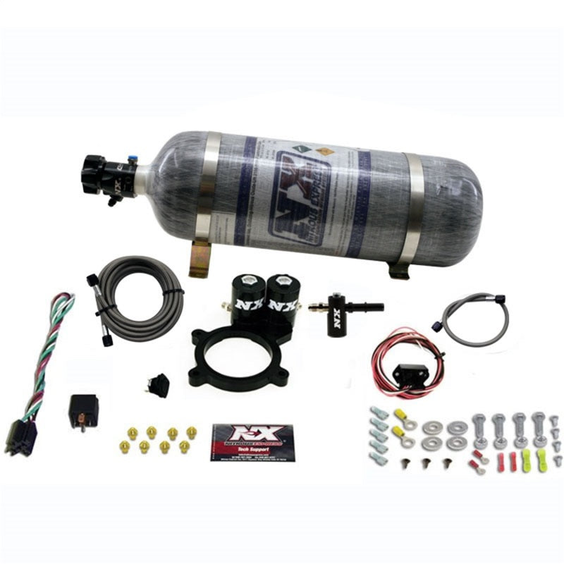 Nitrous Express 2014+ GM 5.3L Truck Nitrous Plate Kit (50-250HP) w/Composite Bottle 20936-12 20936-12 Photo - Primary