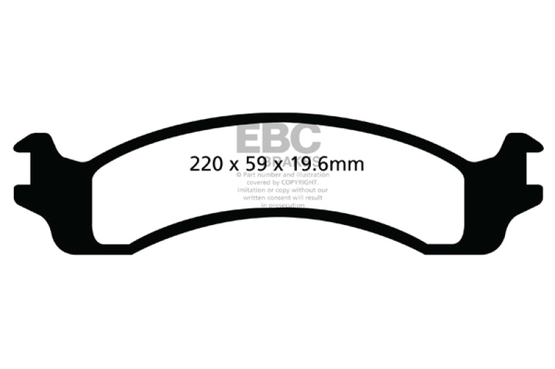 EBC Disc Brake Pad Set DP61640 Photo - Primary