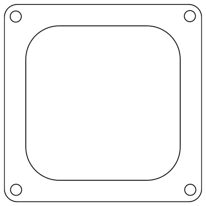 Cometic Gasket Cometic Holley 4500 Dominator .047in Fiber Carburetor Gasket - 4.775in x 4.775in - Open Plenum C15238 C15238 Photo - Primary