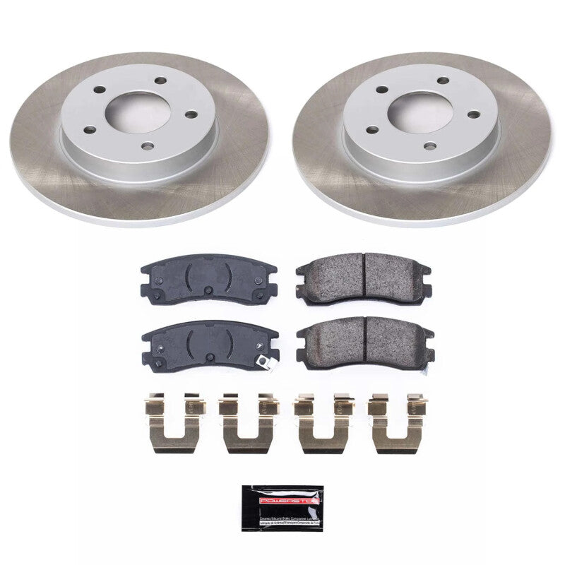 PowerStop Power Stop 92-96 Cadillac Seville Rear Semi-Coated Rotor Kit SC3115 SC3115 Photo - Primary