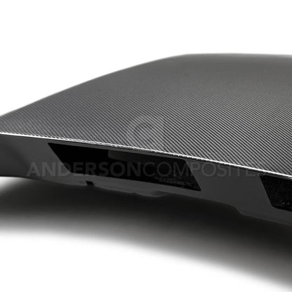 Anderson Composites 2018 Ford Mustang Double Sided Type-CJ 4in Carbon Fiber Cowl Hood AC-HD18FDMU-CJ-DS AC-HD18FDMU-CJ-DS User 5