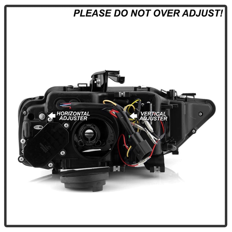 Spyder 13-16 Audi A4/S4 Halogen Model Only Projector Headlights - Black PRO-YD-AA413HALSI-BK 5088321 5088321 Photo - Unmounted