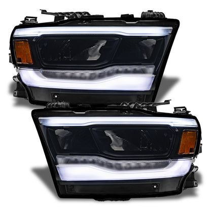 ORACLE Lighting Oracle 19-21 Dodge RAM 1500 Reflector LED Headlight DRL Upgrade Kit - ColorSHIFT w/Simple Controller 1281-504 1281-504 Photo - Mounted