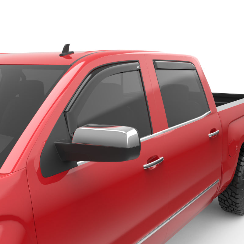 EGR 14+ Chev Silverado/GMC Sierra Crw Cab In-Channel Window Visors - Set of 4 (571771) 571771 571771 Photo - Primary