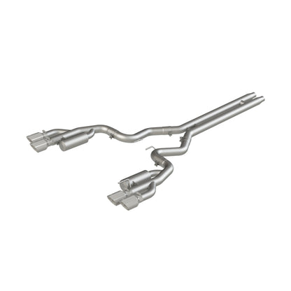 MBRP 18-  Mustang 5.0L 3in Ca t Back Exhaust Quad Dual MBRS7207304 S7207304 Photo - Primary